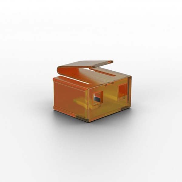 Lindy RJ-45 Port Blocker (without key) - Pack of 20 Blockers, Orange